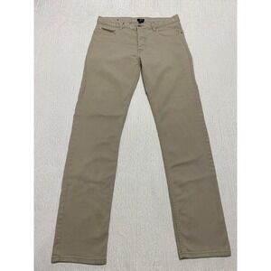 H&M Khaki‎ chino Pants Men's Size 30 Beige Straight Button fly Casual